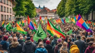Demo in Heidelberg: Für eine legale Cannabis-Zukunft mobil machen
