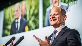 Olaf Scholz grinst: Ein Lichtblick im Schatten der Cannabis-Debatte